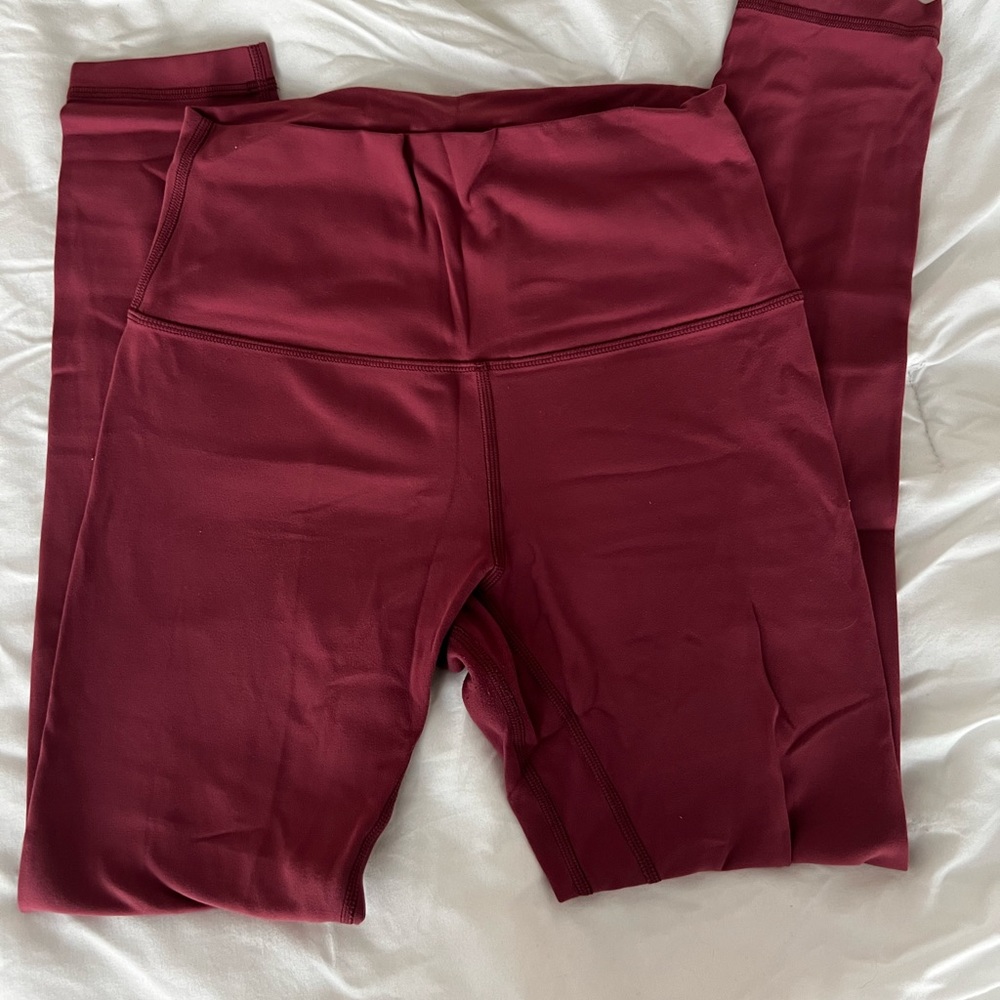 Barely used lululemon align crops